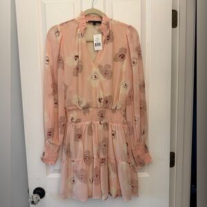 Gibsonlook Romantic Feminine Chiffon Dress NWT size XS